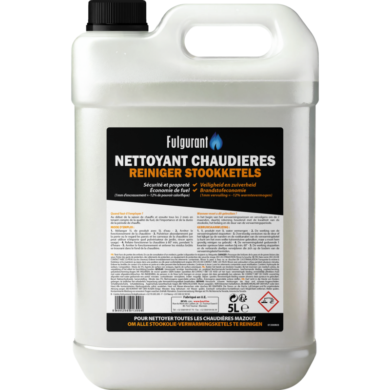 Nettoyant chaudières