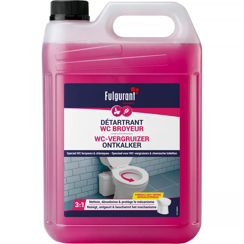 Macerator toilet descaler