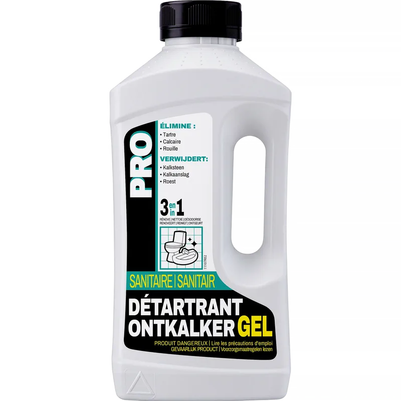 Sanitary descaler gel