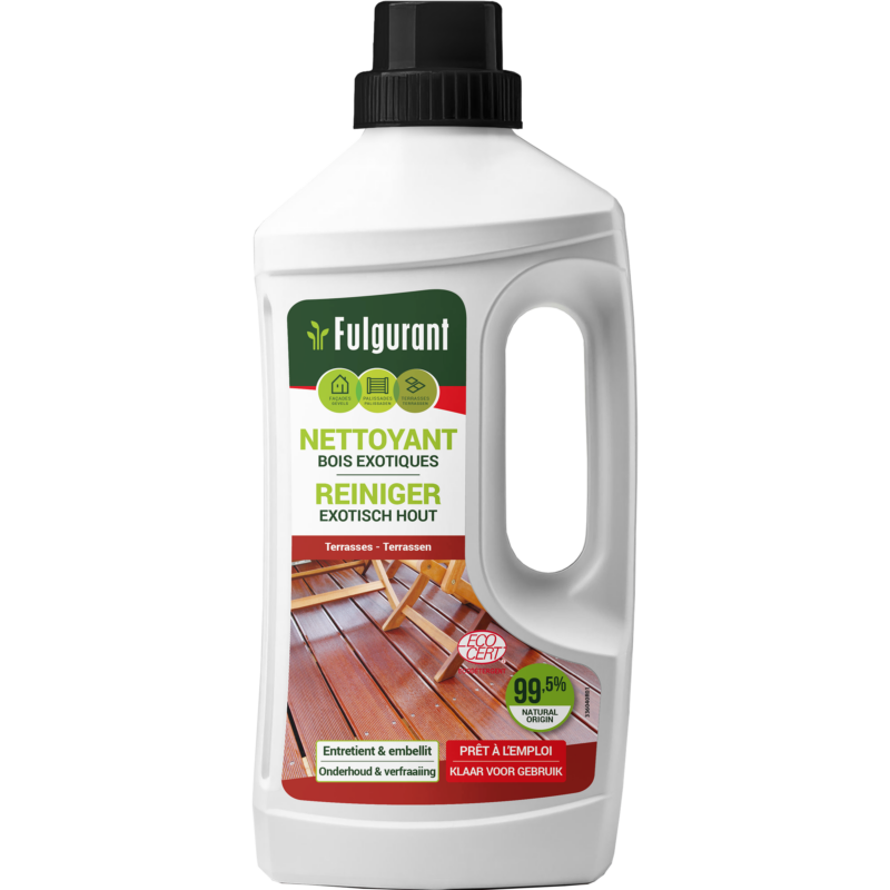 Exotic wood cleaner
