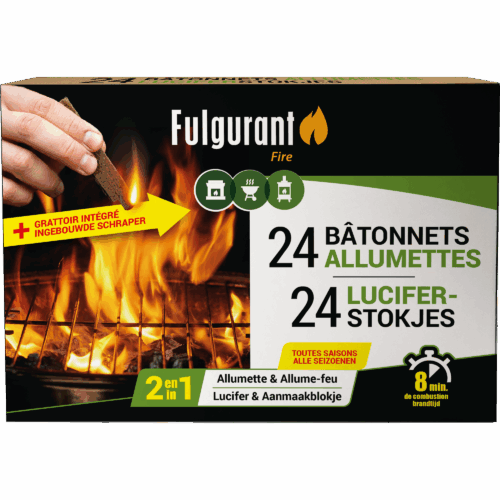 24 bâtonnets allumettes